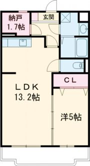 セントレアⅠの間取り画像