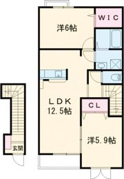 フレシール天伯 B棟の間取り画像
