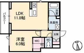 ル・キューブ上福岡町の間取り画像