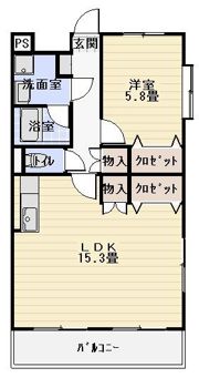 メゾンアネシスの間取り画像