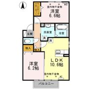 フルール元町の間取り画像