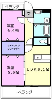 マジェスティの間取り画像