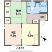 ヘリテージ雅Ⅰ B棟の間取り画像