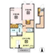 ティアラ Aの間取り画像