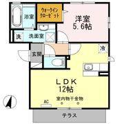E．I．レジデンス Bの間取り画像
