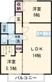 アスール三佐の間取り画像