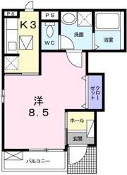 グリュック高浜の間取り画像