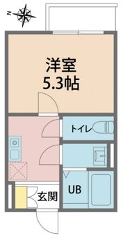 カインドネス八王子片倉B棟の間取り画像