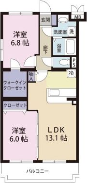アルコバレーノの間取り画像