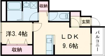 クリスタルハイツ土山の間取り画像
