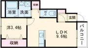 クリスタルハイツ土山の間取り画像