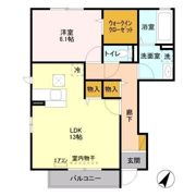ボヌール Aの間取り画像