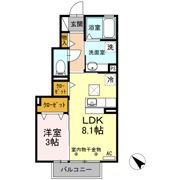 サン ルミエール相川の間取り画像