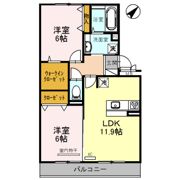 セジュールクオンの間取り画像