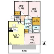 メゾンドヒルの間取り画像
