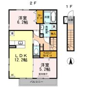 D-roomマスヤの間取り画像