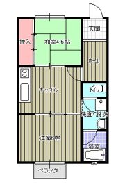 ハウス敬Ⅲの間取り画像