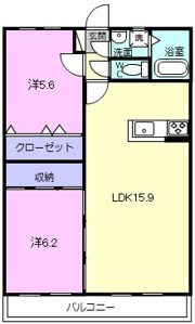 コンフォート鴻之台の間取り画像