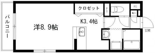バロンウィズⅡの間取り画像
