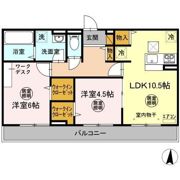 ルシアスの間取り画像