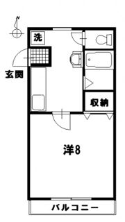 ジョイパレスAの間取り画像