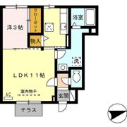クレセントの間取り画像