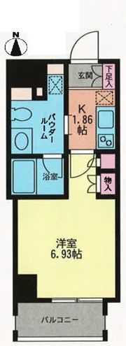 プライムアーバン学芸大学Ⅱの間取り画像