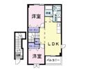 ヴィラ・サンライズDの間取り画像