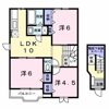 プランタンコート Ⅱの間取り画像