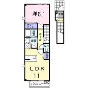 エンジェル Aの間取り画像