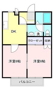 ケーズグリーンの間取り画像
