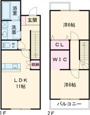 グランスタ馬場山Bコートの間取り画像