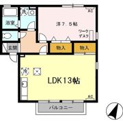 リヴェール Aの間取り画像