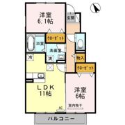 ザ・サン A棟の間取り画像