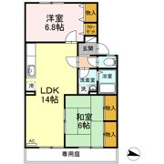 セジュール細馬の間取り画像