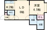メリードーム月寒の間取り画像