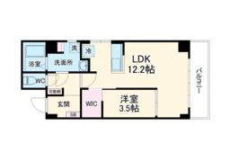 ラフォーレシミズⅢの間取り画像