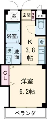 Ms cubeⅡの間取り画像