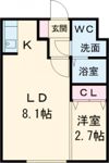 グランメール南郷14の間取り画像