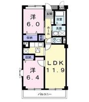 グラシューの間取り画像