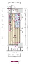 プレサンス ジェネ 新栄町駅前 葵の間取り画像