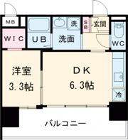 プレサンスTHE KYOTO 東福寺 WESTの間取り画像
