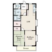 シティハイツ住吉Aの間取り画像