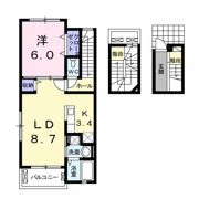パークサイドK．S．S Aの間取り画像