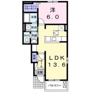 クレールAの間取り画像