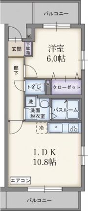 パレ・ソレイユの間取り画像