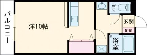 フェイム瀬田の間取り画像