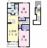 レジデンス KIDA Bの間取り画像
