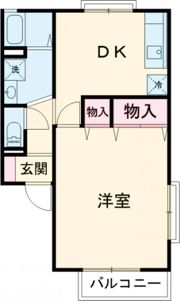 セジュール南別府の間取り画像