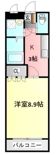 ヴァンベール加納の間取り画像